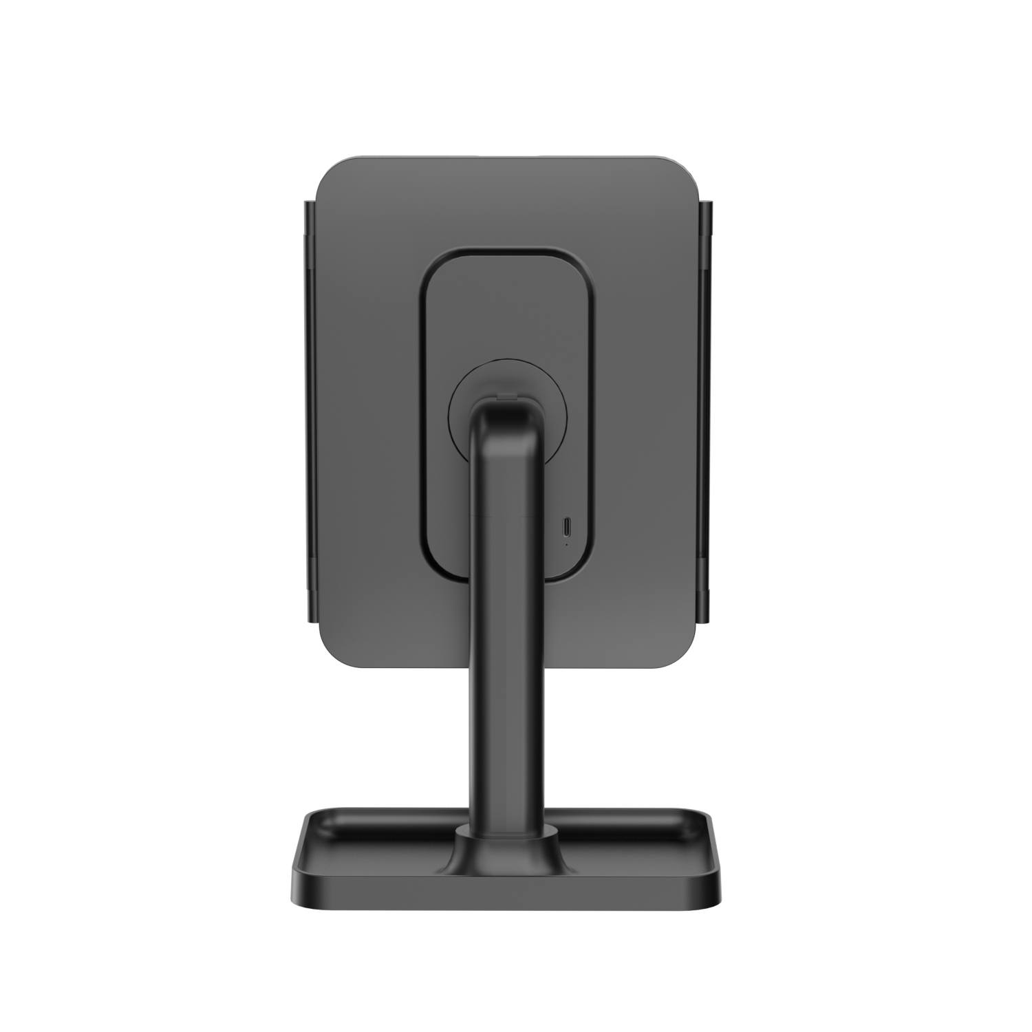Miroir de maquillage &eacute;clair&eacute; ultra fin &agrave; trois volets DM405 avec rangement