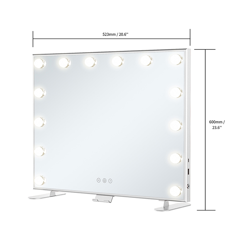 Espelho de cortesia LM434 com luzes-Y